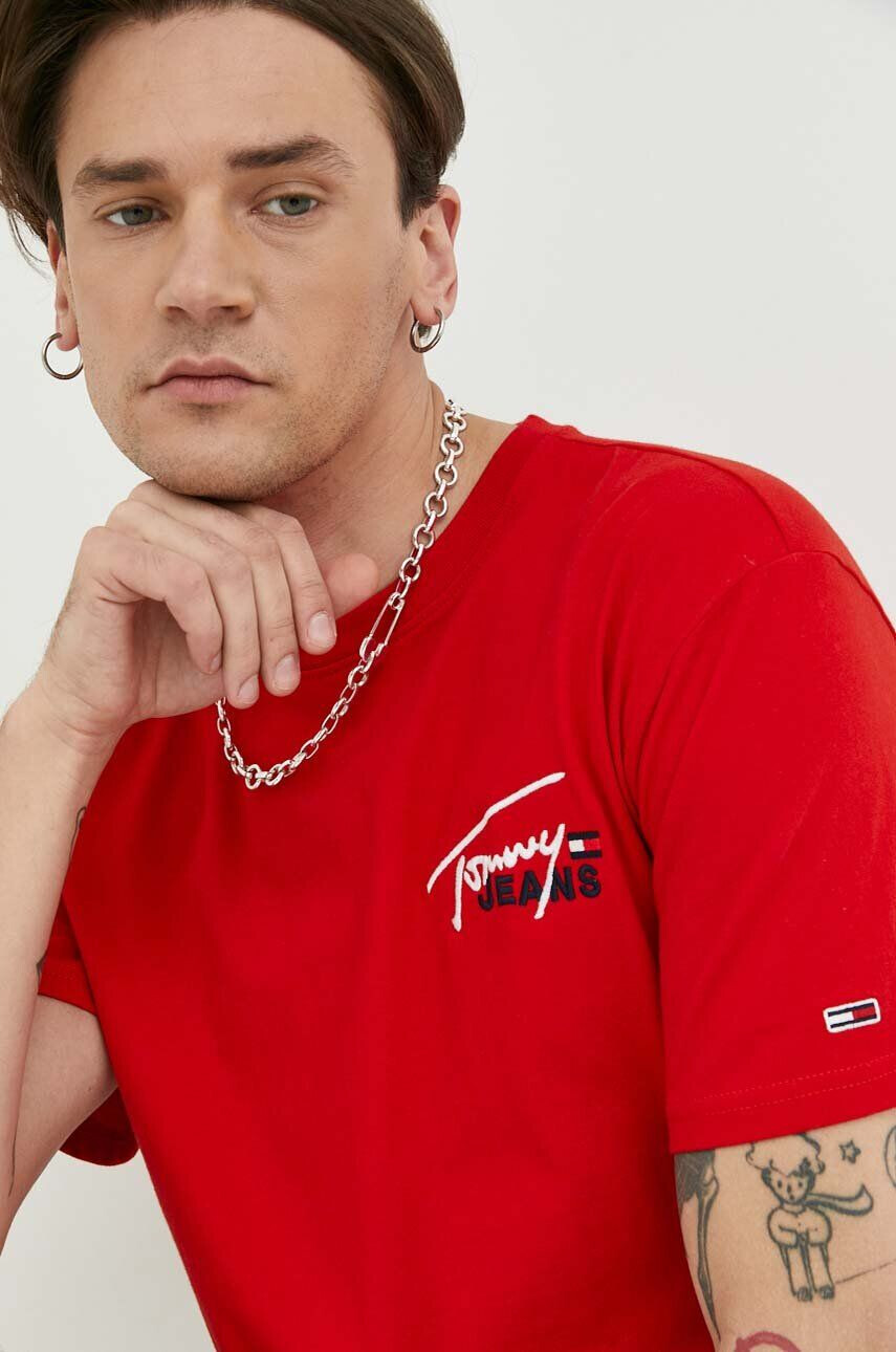 Tommy Jeans Bavlněné tričko - Pepit.cz