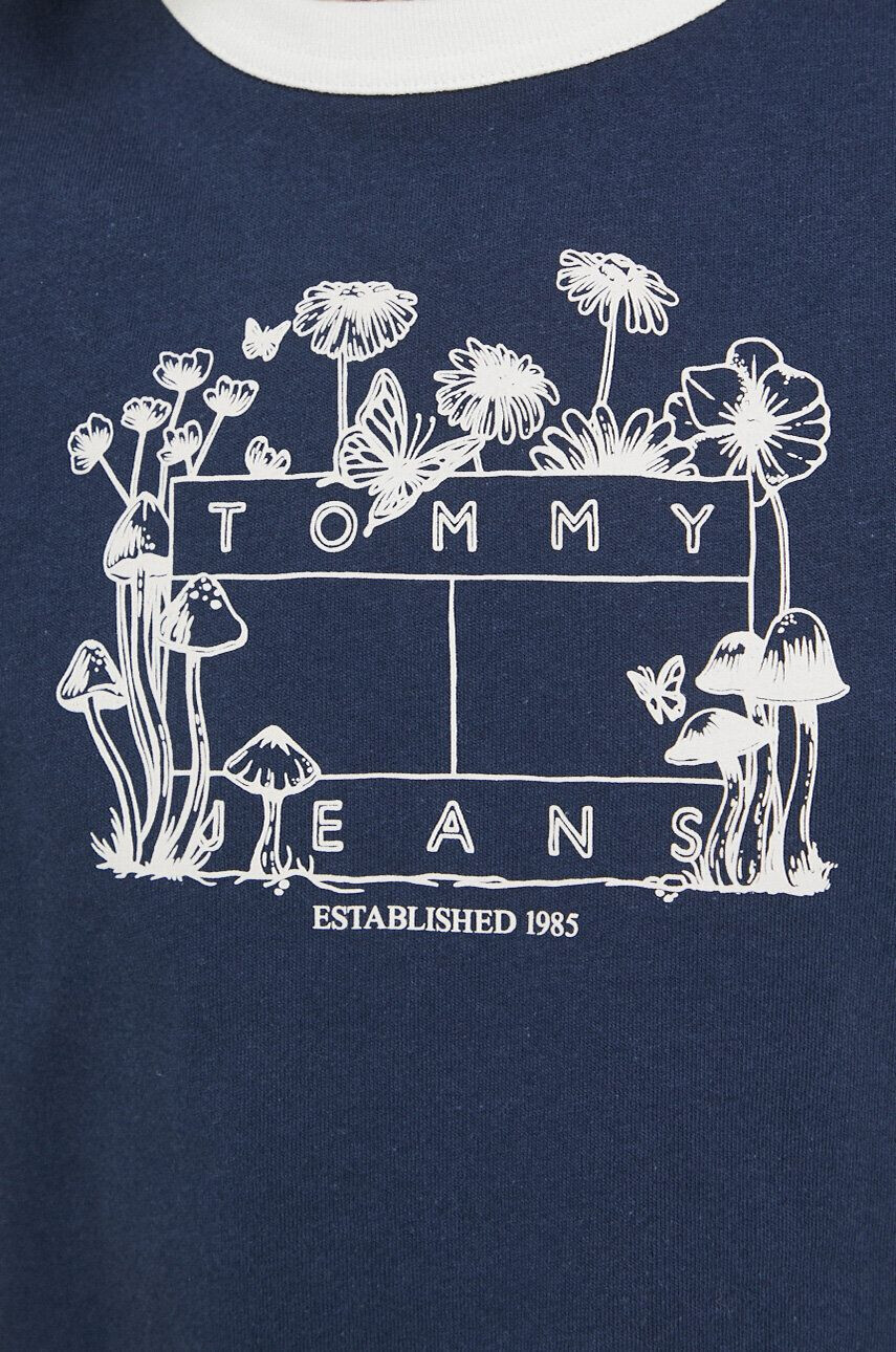 Tommy Jeans Košile bílá barva relaxed s límečkem button-down - Pepit.cz