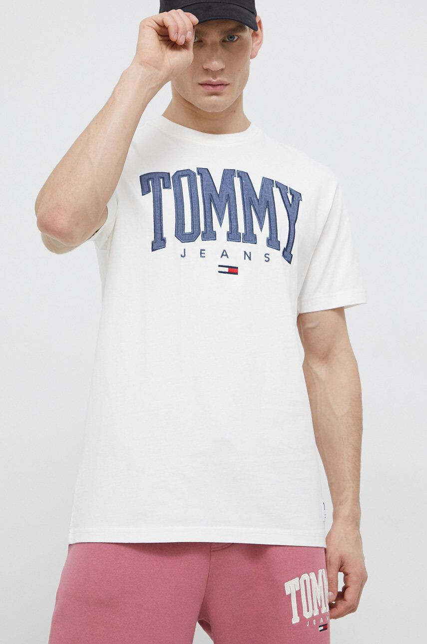 Tommy Jeans Bavlněné tričko - Pepit.cz