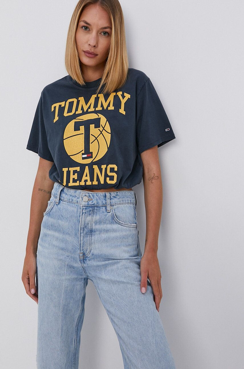 Tommy Jeans Bavlněné tričko - Pepit.cz