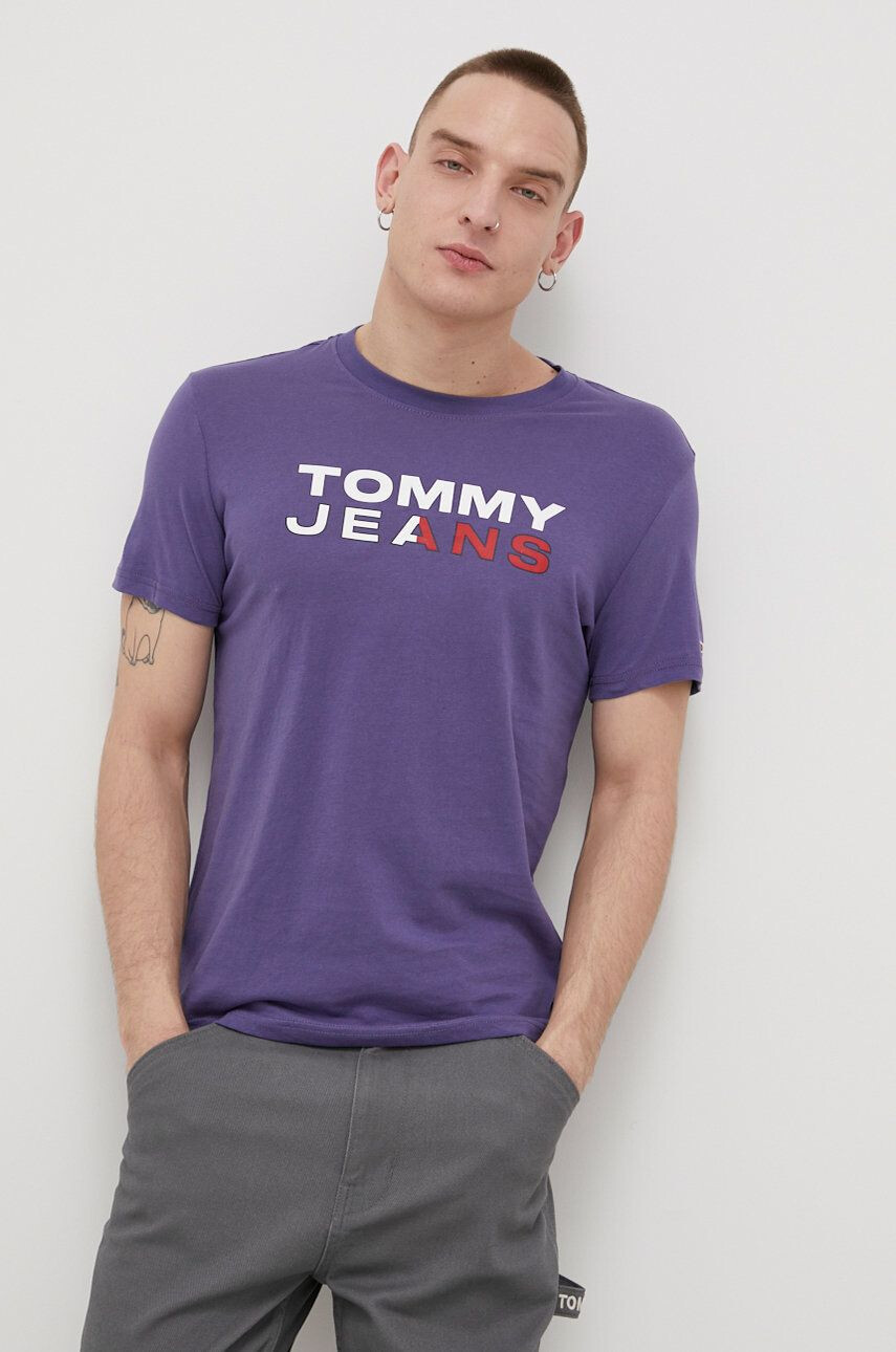 Tommy Jeans Bavlněné tričko - Pepit.cz