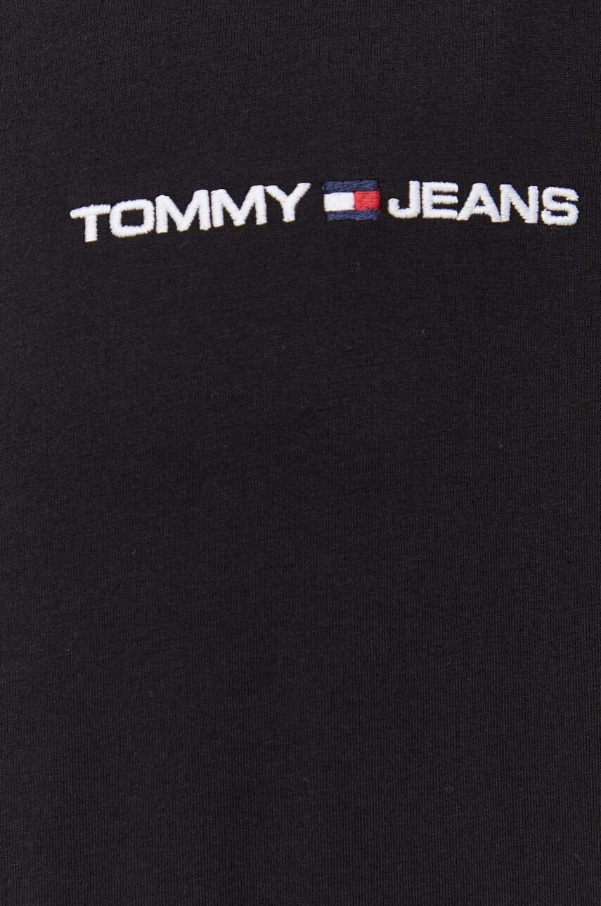 Tommy Jeans Bavlněné tričko s dlouhým rukávem bílá barva - Pepit.cz