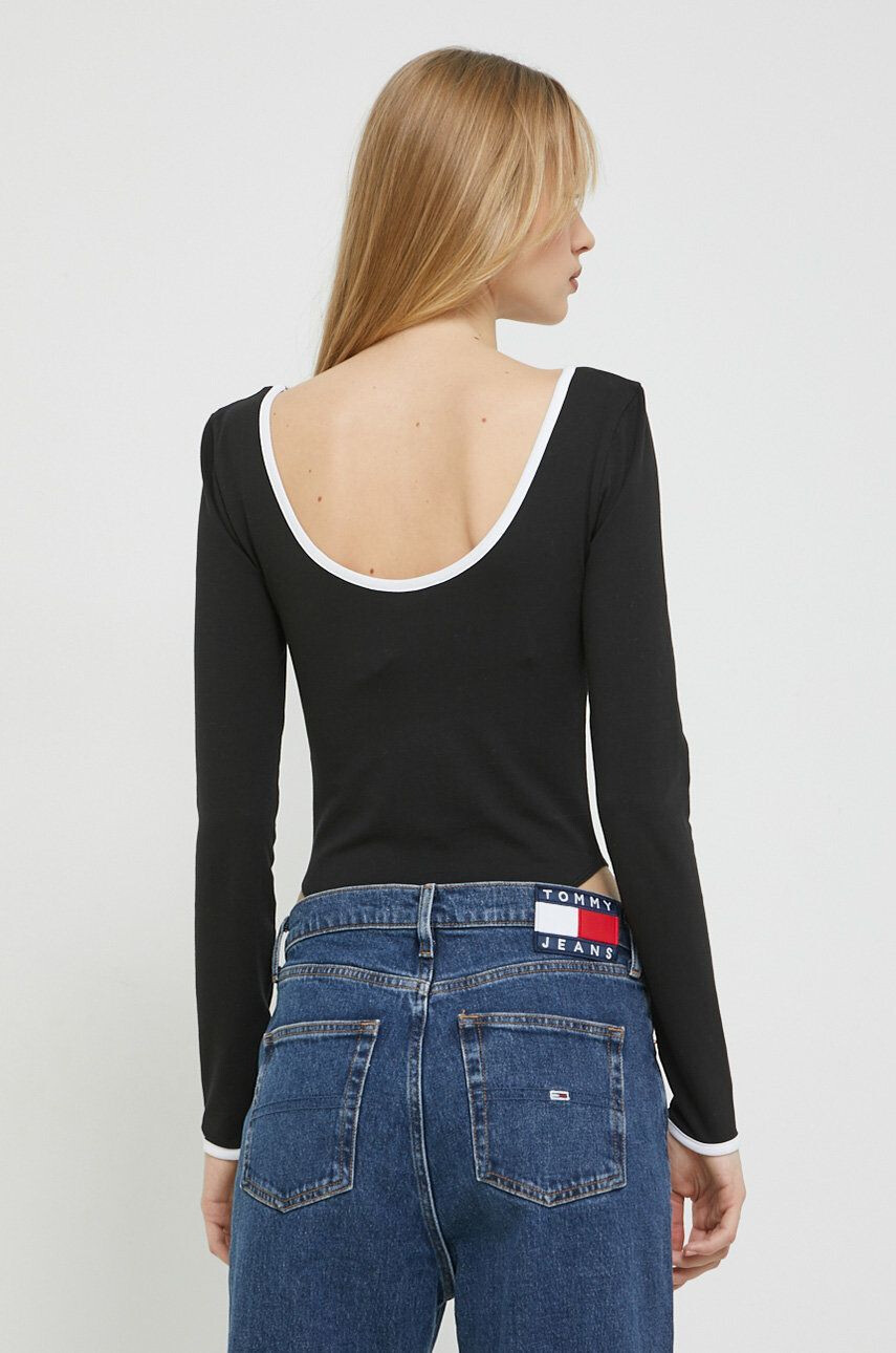 Tommy Jeans Body dámské černá barva - Pepit.cz