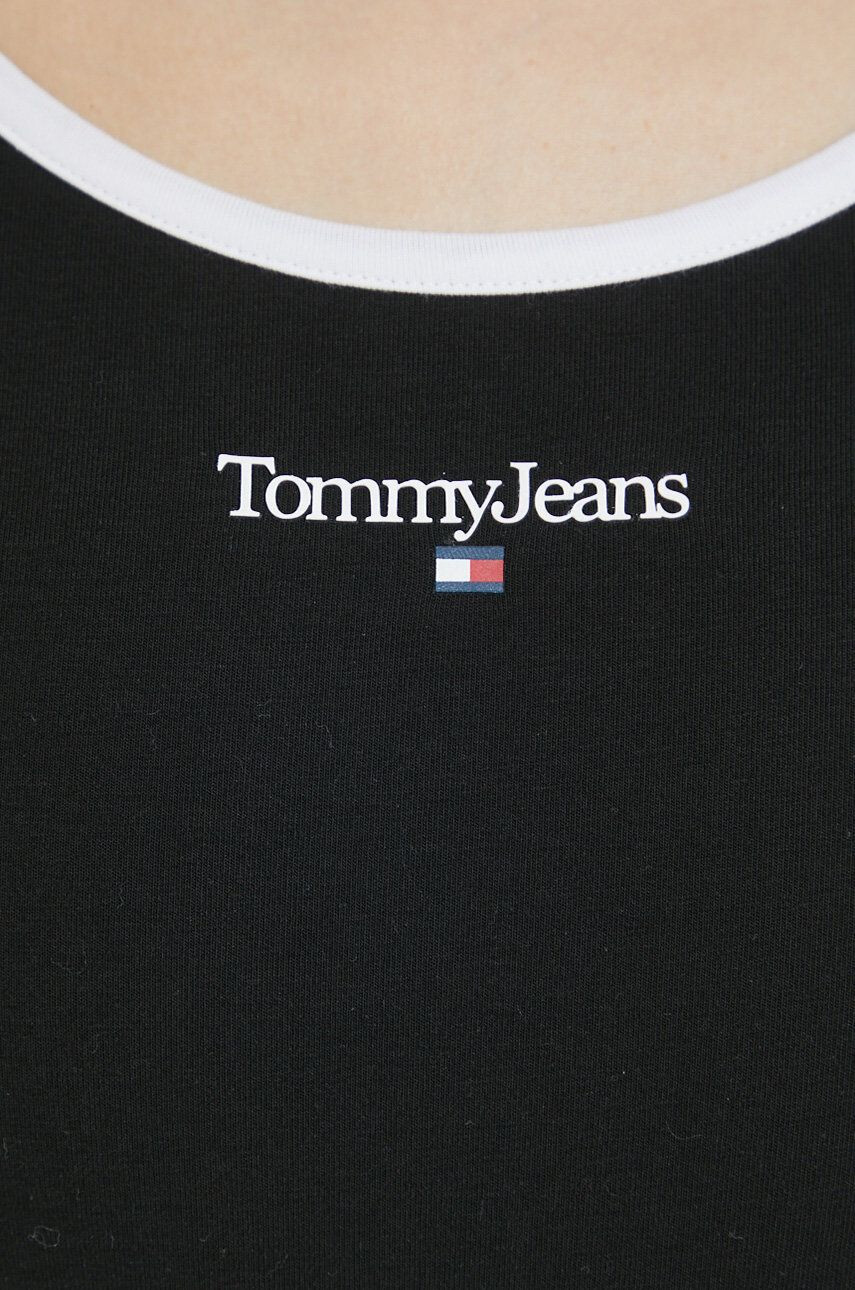 Tommy Jeans Body dámské černá barva - Pepit.cz