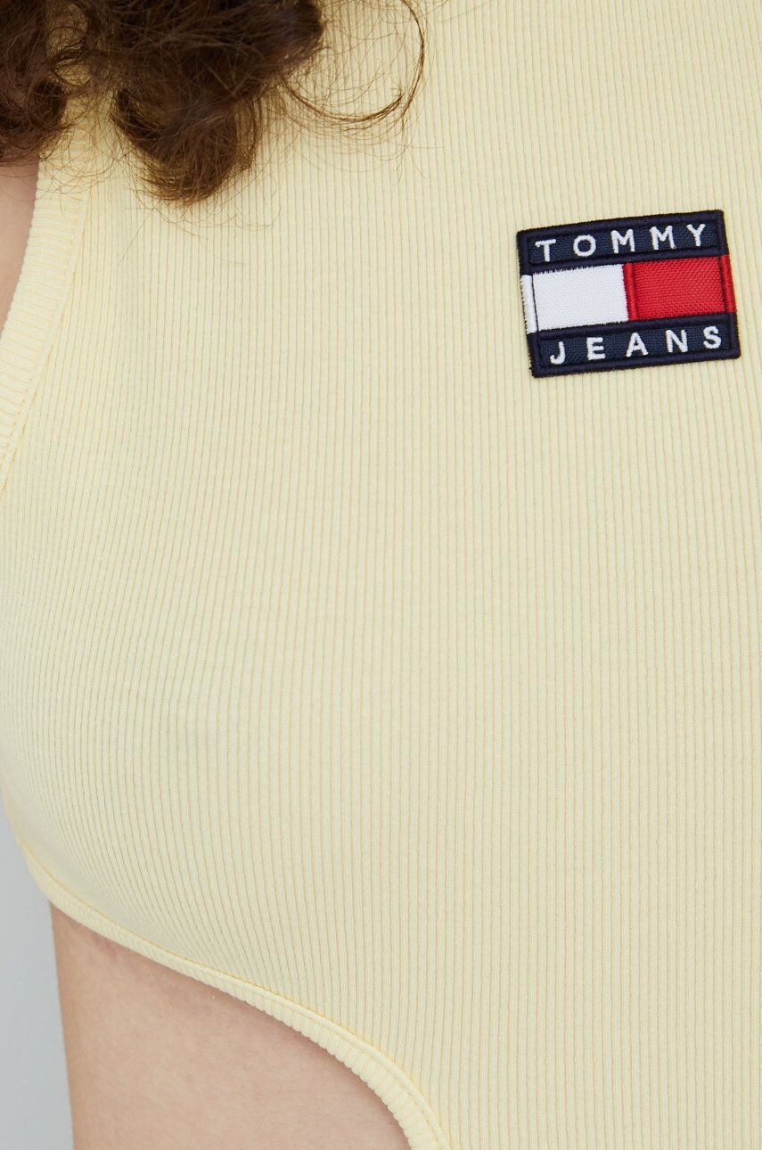 Tommy Jeans Body dámské černá barva - Pepit.cz