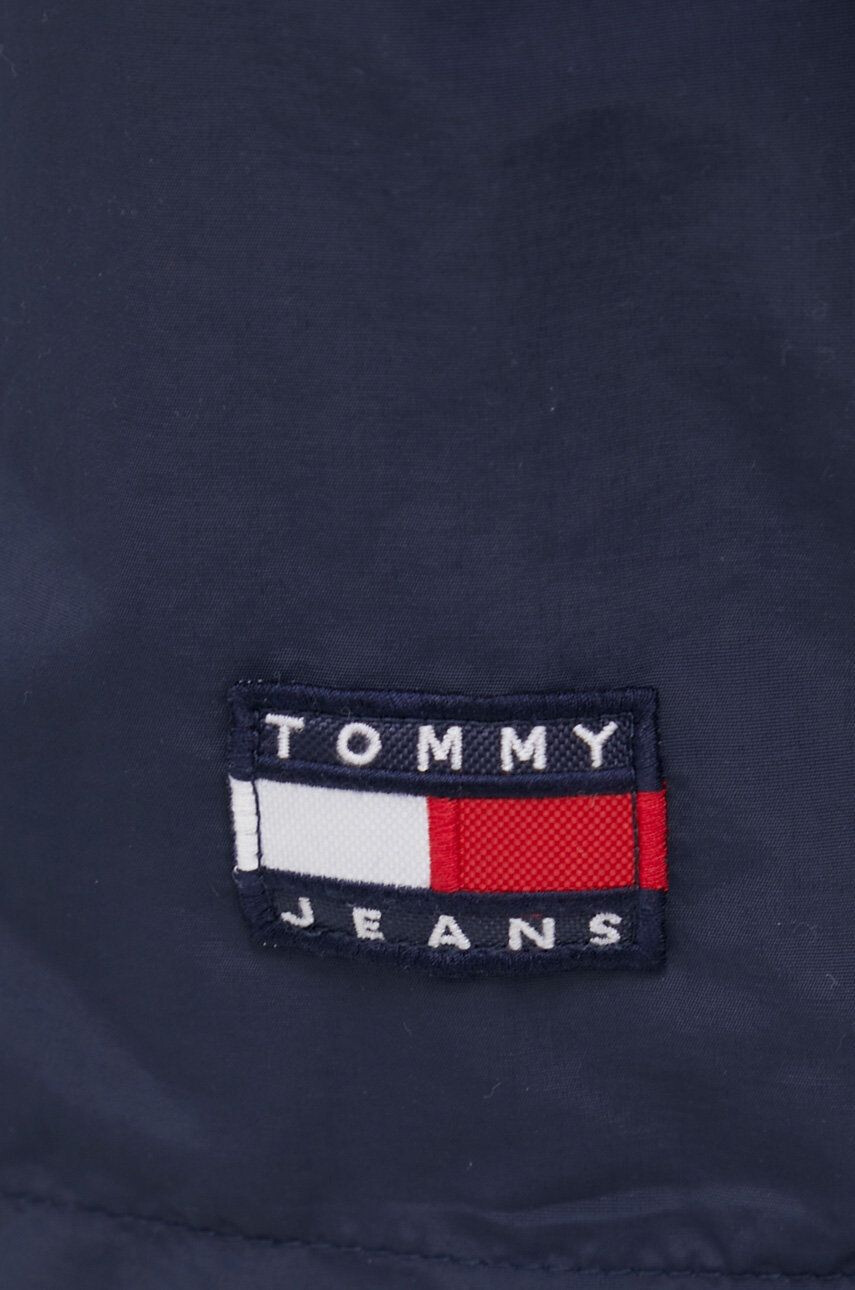 Tommy Jeans Bunda pánská tmavomodrá barva přechodná - Pepit.cz