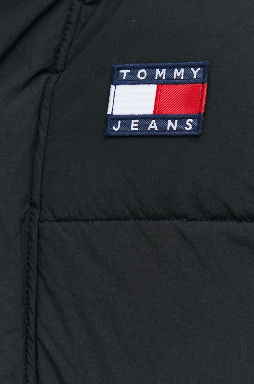 Tommy Jeans Bunda pánská černá barva zimní - Pepit.cz