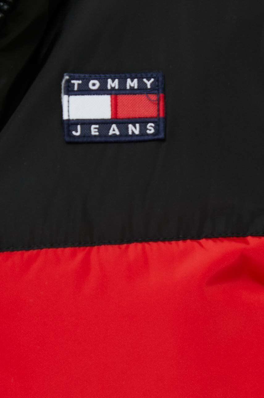 Tommy Jeans Bunda dámská černá barva zimní oversize - Pepit.cz