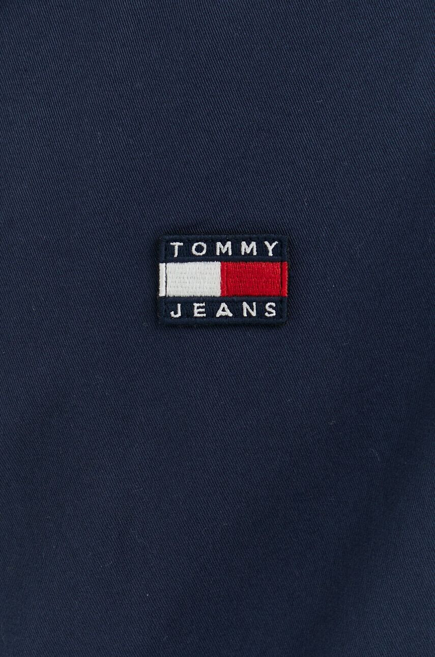 Tommy Jeans Bunda pánská tmavomodrá barva přechodná - Pepit.cz