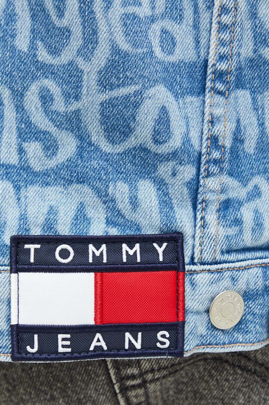 Tommy Jeans Džínová bunda pánská přechodná oversize - Pepit.cz