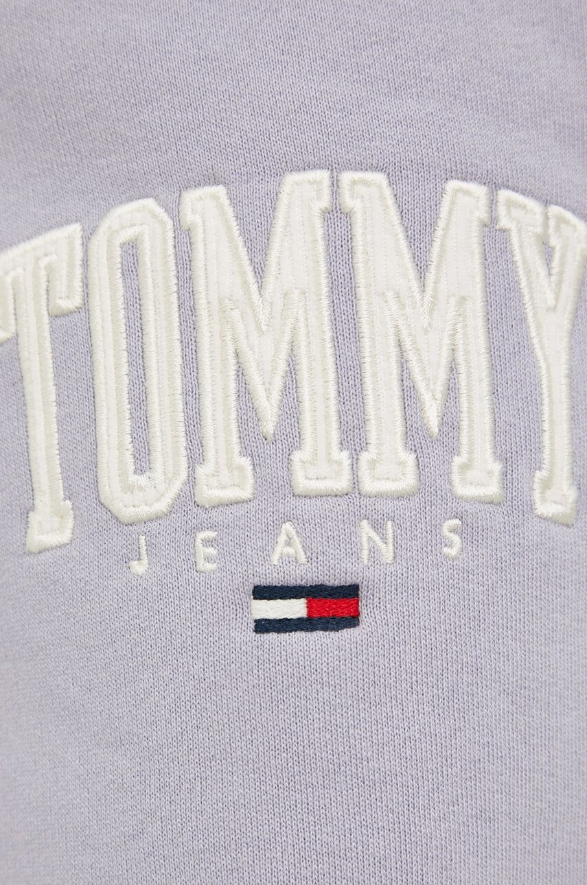 Tommy Jeans Kalhoty pánské vínová barva ve střihu chinos - Pepit.cz