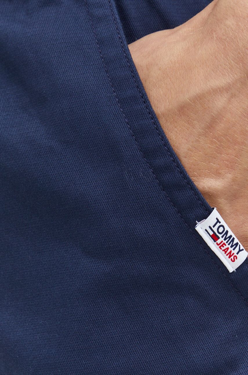 Tommy Jeans Kalhoty pánské tmavomodrá barva - Pepit.cz