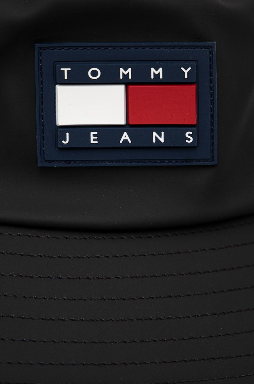 Tommy Jeans Klobouk černá barva - Pepit.cz