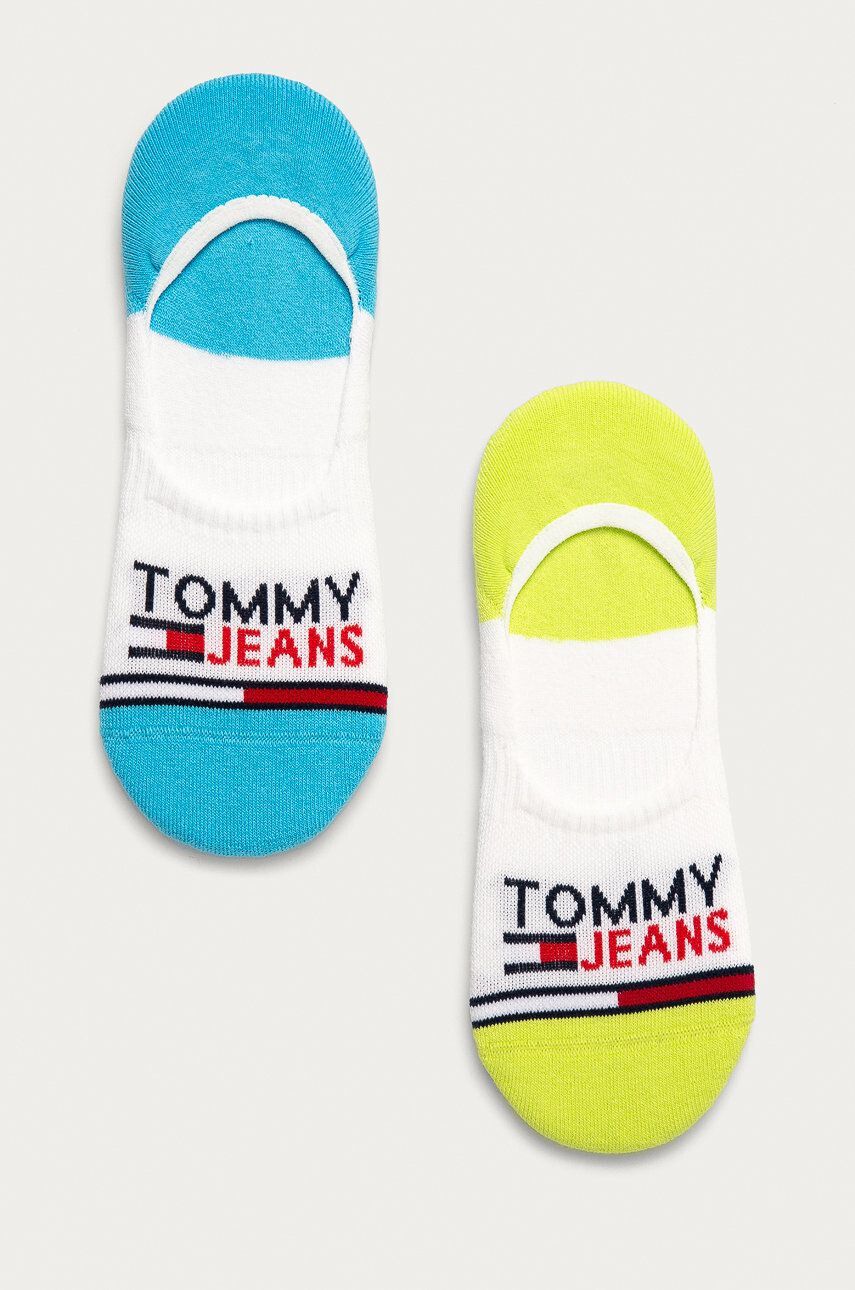 Tommy Jeans Ponožky zelená barva - Pepit.cz