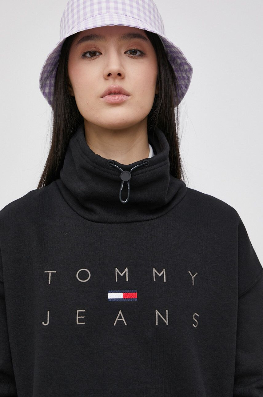 Tommy Jeans Mikina dámská bílá barva s potiskem - Pepit.cz