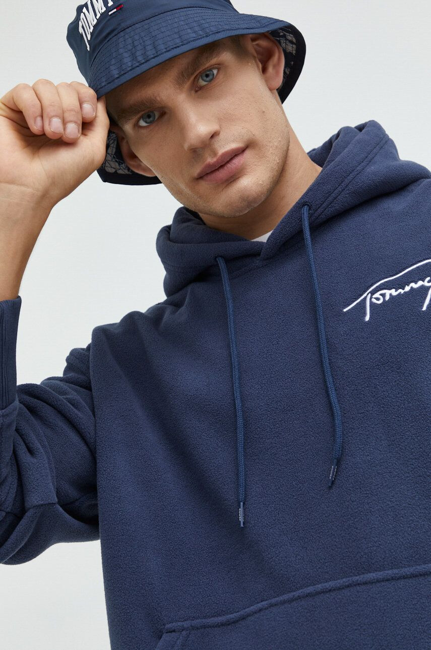 Tommy Jeans Mikina pánská tmavomodrá barva s aplikací - Pepit.cz