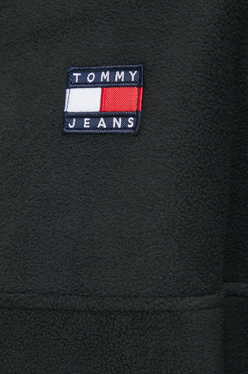 Tommy Jeans Mikina dámská černá barva hladká - Pepit.cz