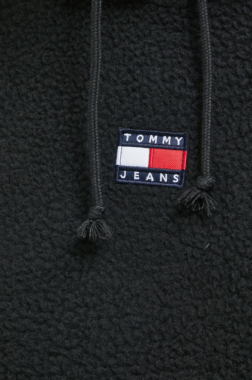 Tommy Jeans Mikina pánská šedá barva s kapucí s aplikací - Pepit.cz