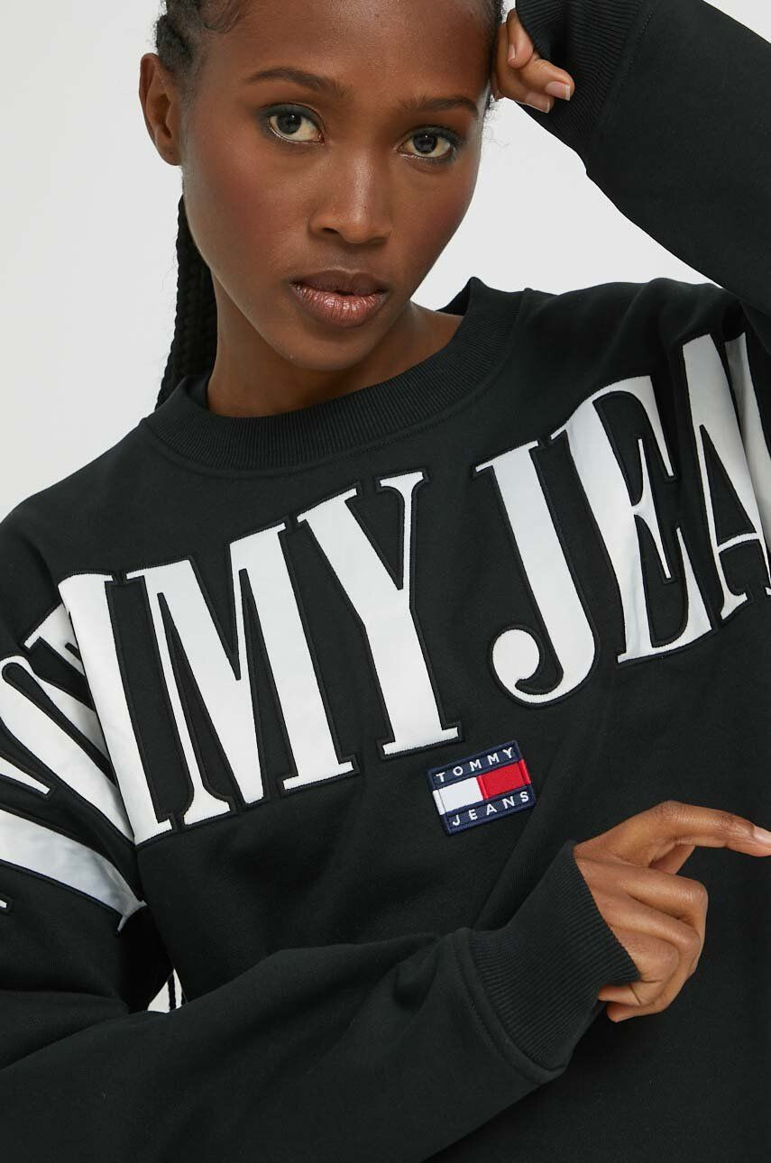 Tommy Jeans Mikina růžová barva s kapucí hladká - Pepit.cz