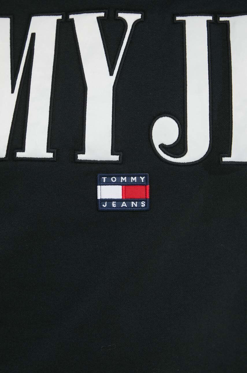 Tommy Jeans Mikina růžová barva s kapucí hladká - Pepit.cz