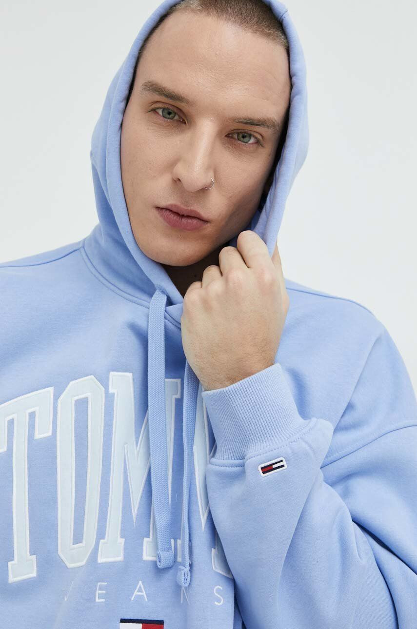 Tommy Jeans Mikina pánská s kapucí s aplikací - Pepit.cz