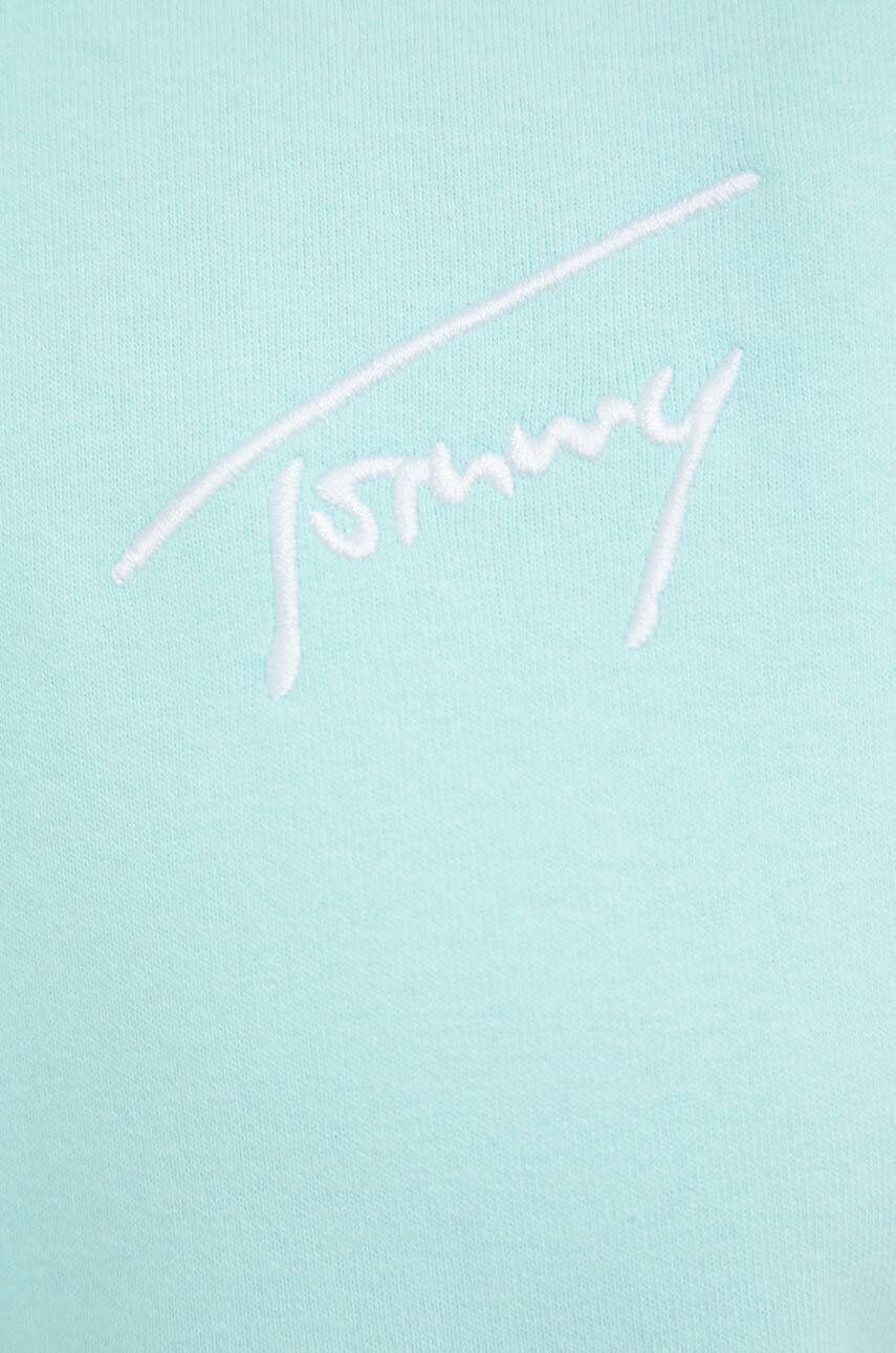 Tommy Jeans Mikina dámská bílá barva s kapucí s potiskem - Pepit.cz