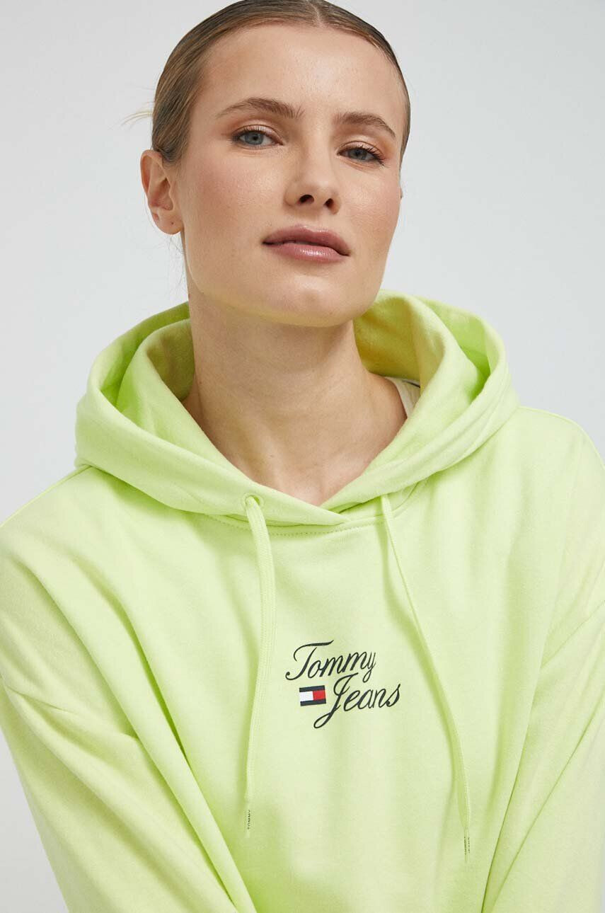 Tommy Jeans Mikina dámská růžová barva s potiskem - Pepit.cz