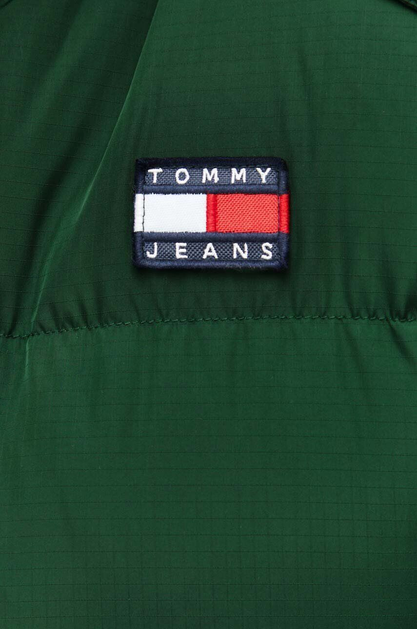 Tommy Jeans Péřová bunda pánská bílá barva zimní - Pepit.cz