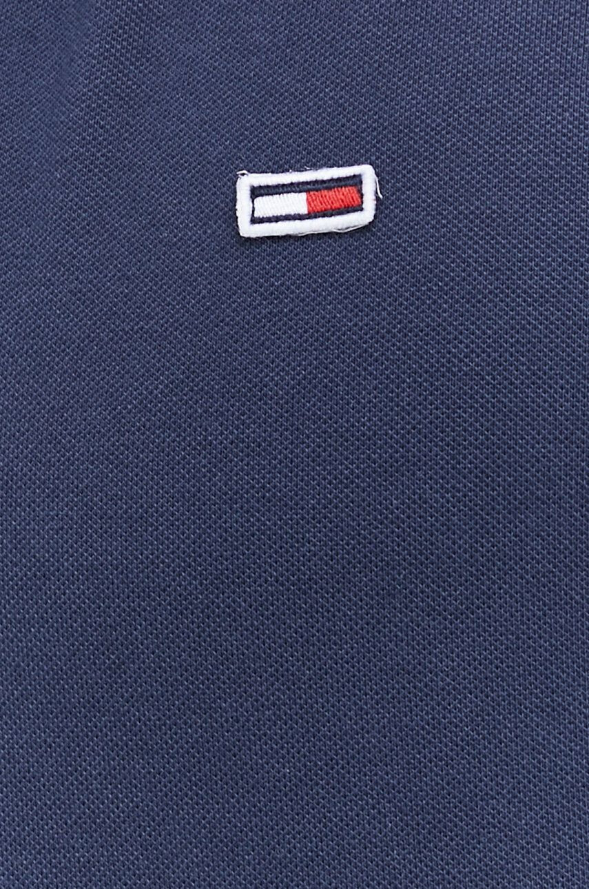 Tommy Jeans Polo tričko tmavomodrá barva s aplikací - Pepit.cz