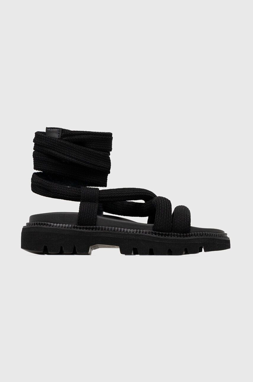 Tommy Jeans Sandály CHUNKY SANDAL dámské zelená barva na platformě EN0EN02073 - Pepit.cz