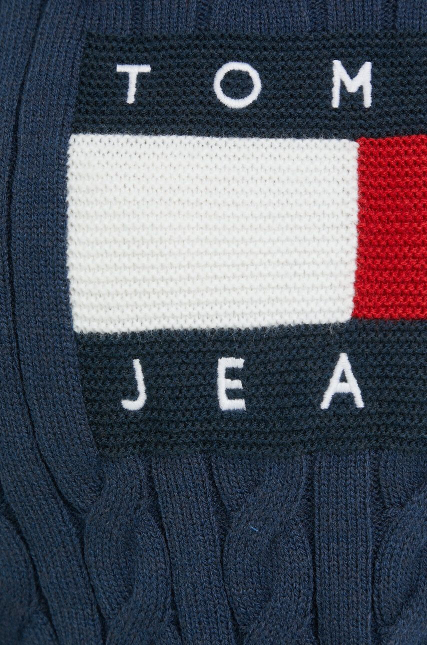 Tommy Jeans Svetr dámský tmavomodrá barva - Pepit.cz