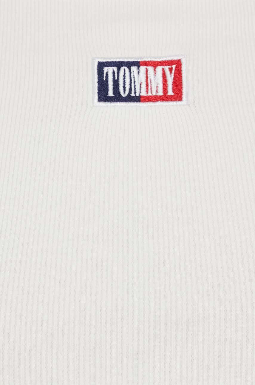 Tommy Jeans Top dámský růžová barva - Pepit.cz