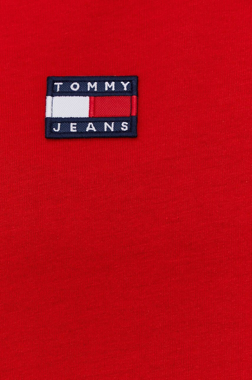 Tommy Jeans Tričko dámské červená barva - Pepit.cz