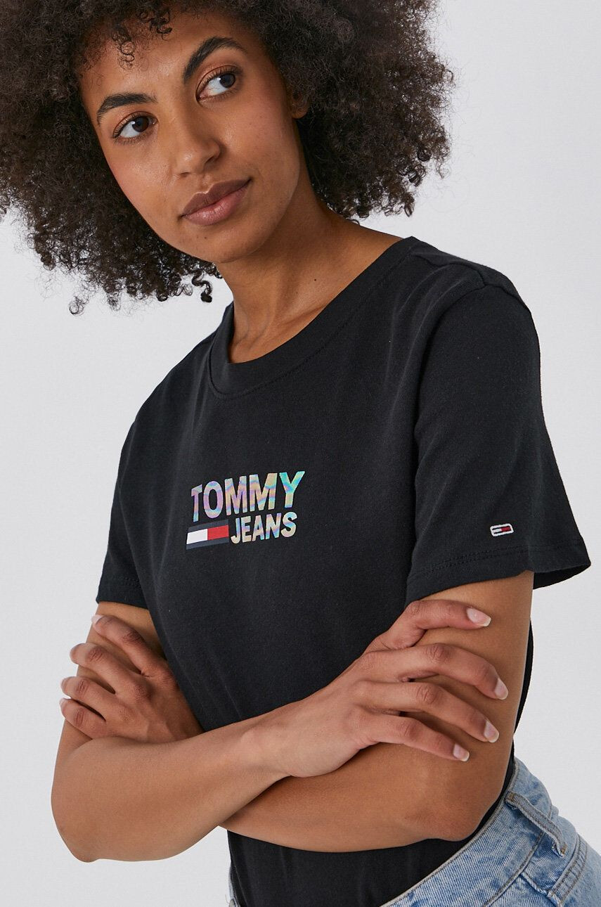 Tommy Jeans Body dámské tmavomodrá barva - Pepit.cz