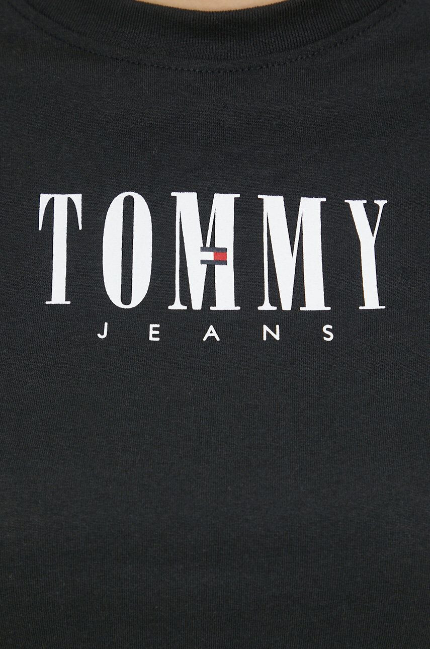 Tommy Jeans Tričko zelená barva - Pepit.cz