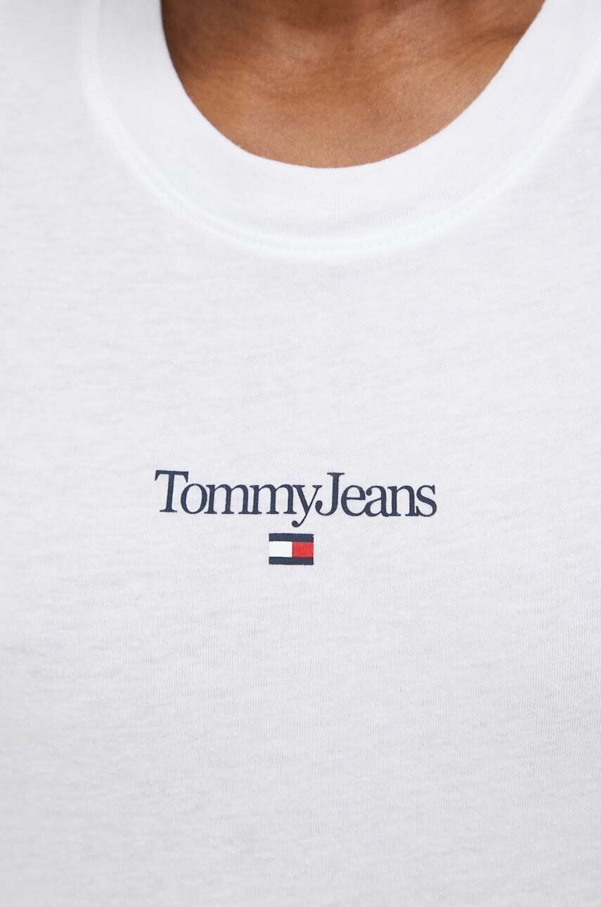 Tommy Jeans Tričko červená barva - Pepit.cz