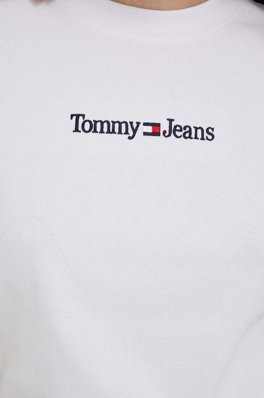 Tommy Jeans Tričko bílá barva - Pepit.cz