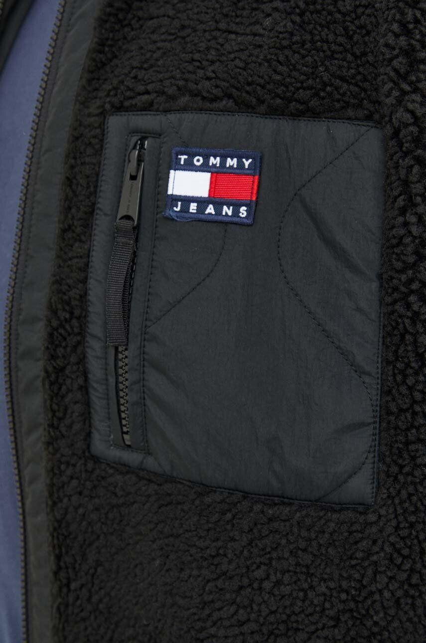 Tommy Jeans Vesta černá barva - Pepit.cz