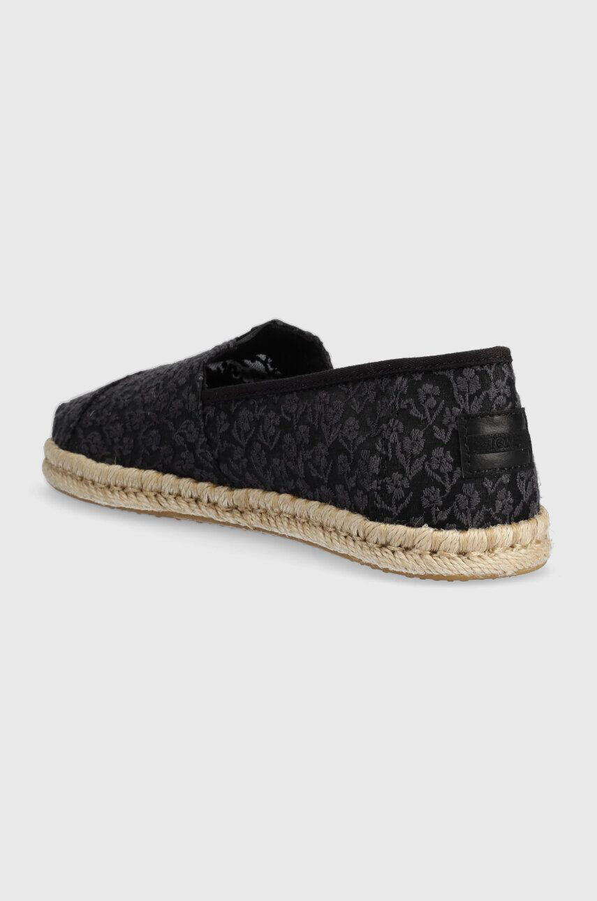 Toms Espadrilky Alpargata Rope černá barva 10019818 - Pepit.cz