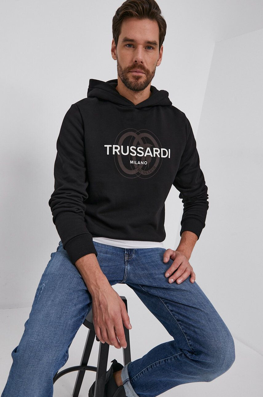 Trussardi Bavlněná mikina - Pepit.cz