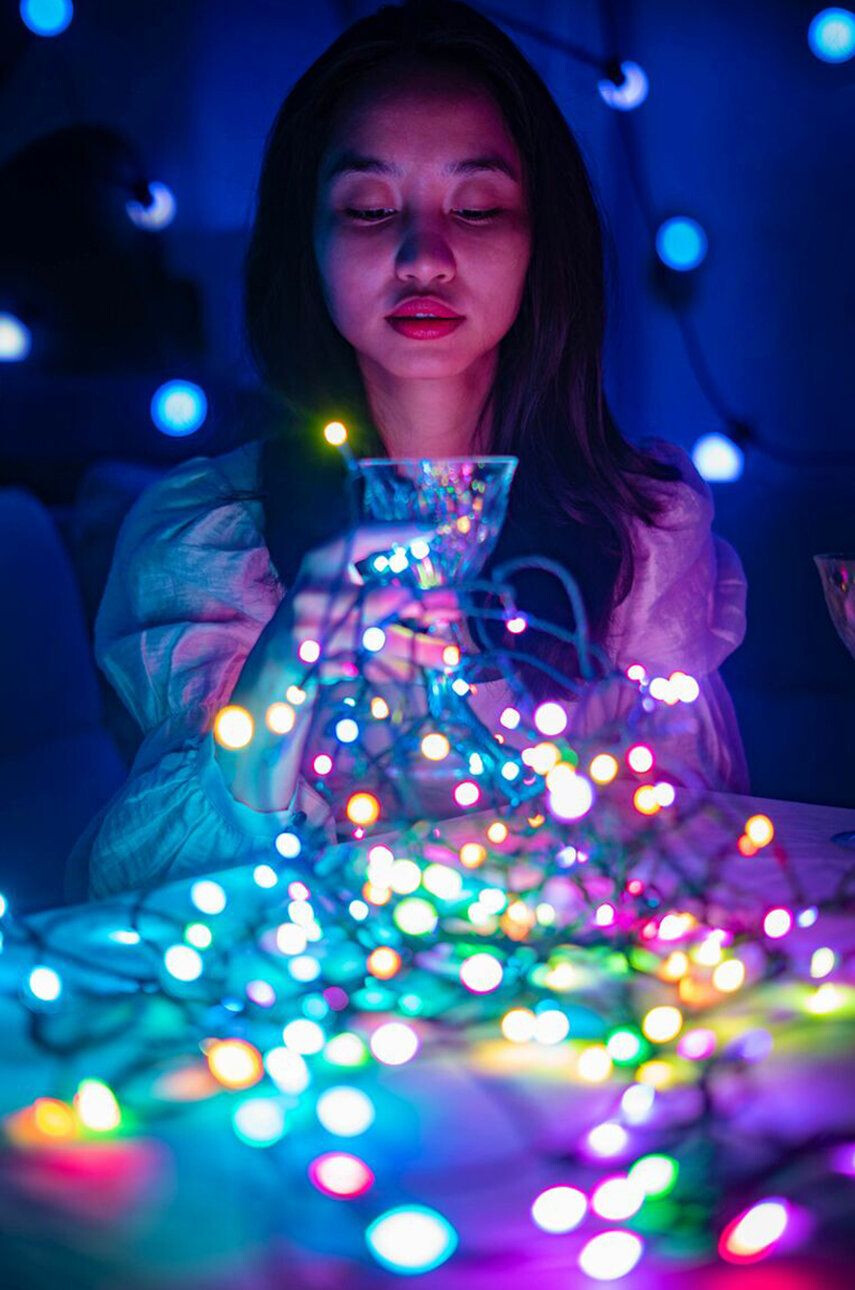 Twinkly inteligentní osvětlení vánočního stromku 100 LED RGB 8mb - Pepit.cz