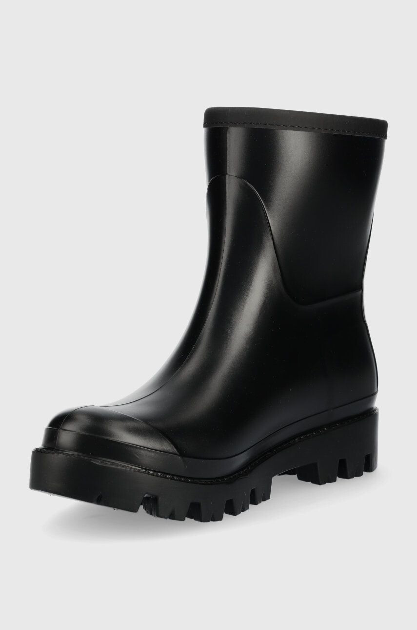 Twinset Holínky Rain Boot dámské černá barva - Pepit.cz