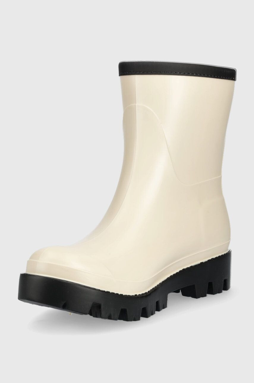 Twinset Holínky Rain Boot dámské béžová barva - Pepit.cz