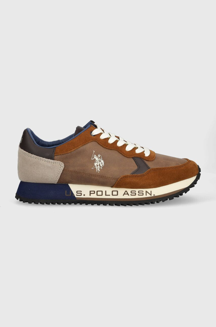 U.S. Polo Assn. Kožené sneakers boty - Pepit.cz