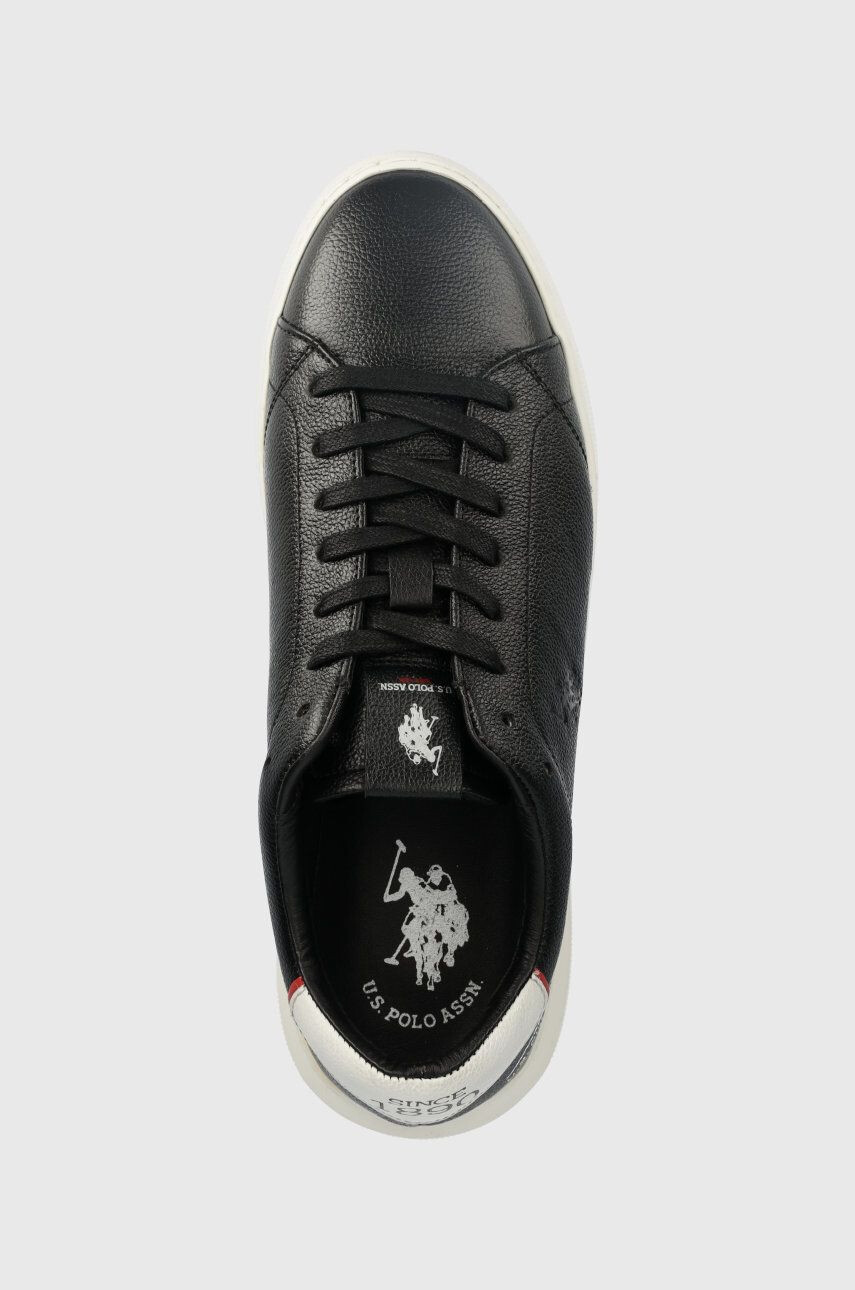 U.S. Polo Assn. Kožené sneakers boty Cryme černá barva - Pepit.cz