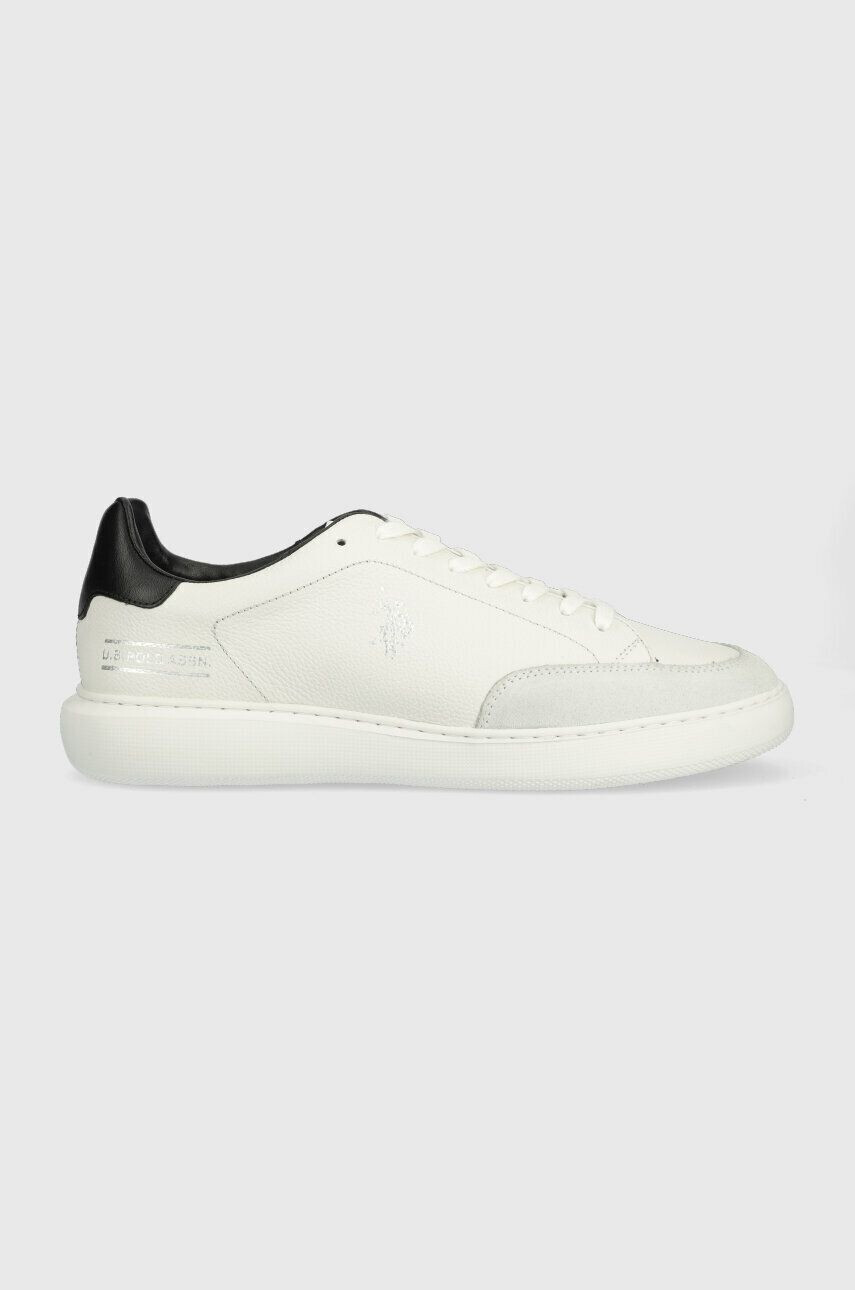 U.S. Polo Assn. Kožené sneakers boty CRYME bílá barva CRYME005M - Pepit.cz