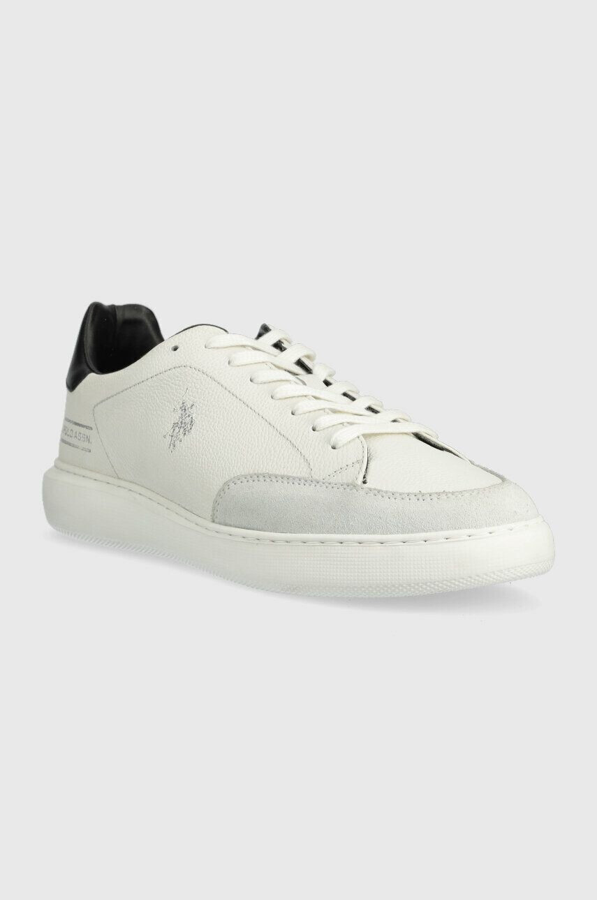 U.S. Polo Assn. Kožené sneakers boty CRYME bílá barva CRYME005M - Pepit.cz