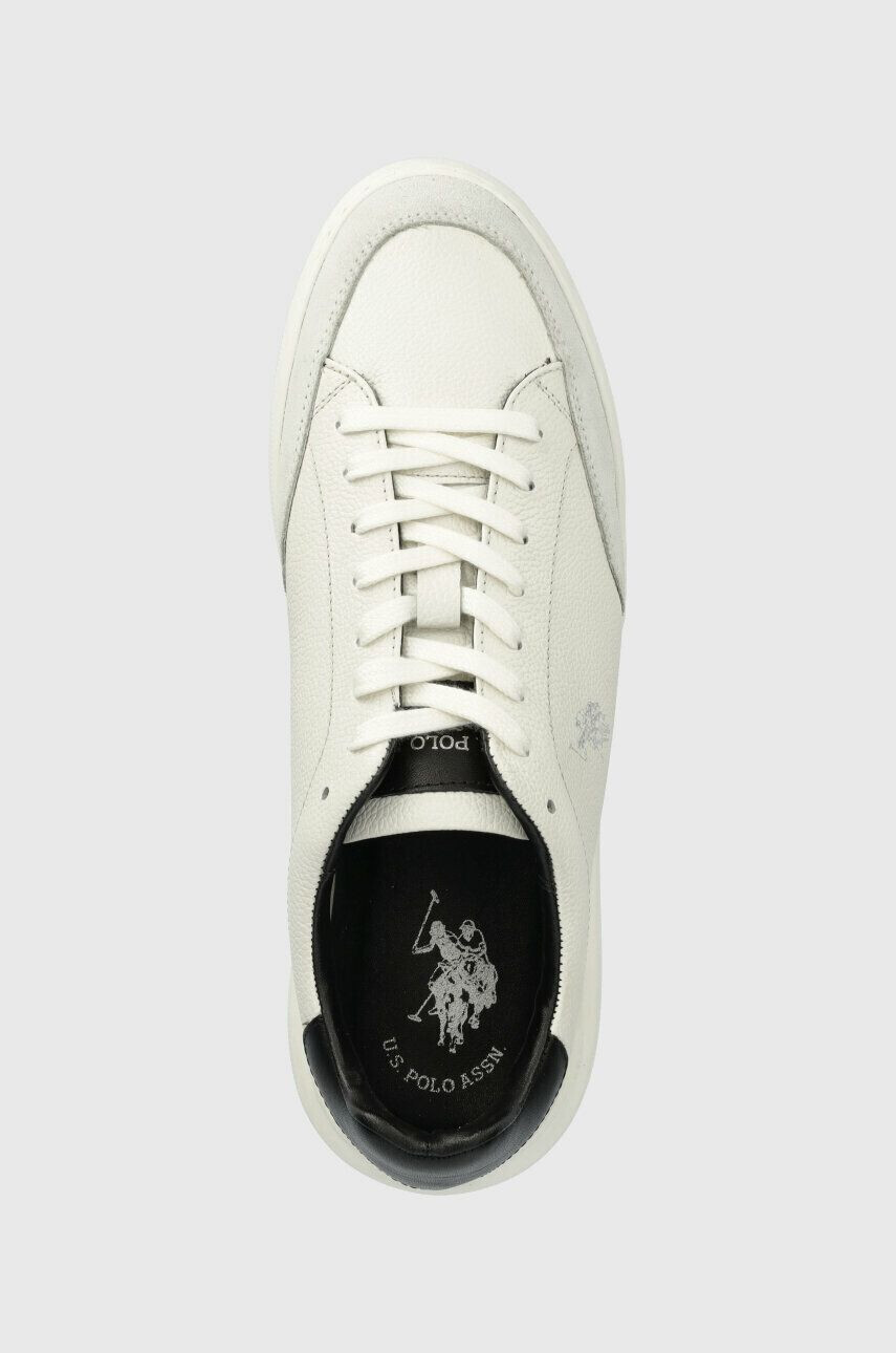 U.S. Polo Assn. Kožené sneakers boty CRYME bílá barva CRYME005M - Pepit.cz