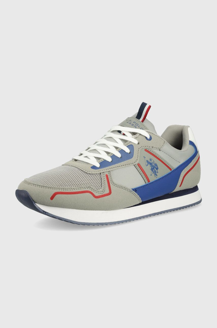 U.S. Polo Assn. Sneakers boty šedá barva - Pepit.cz