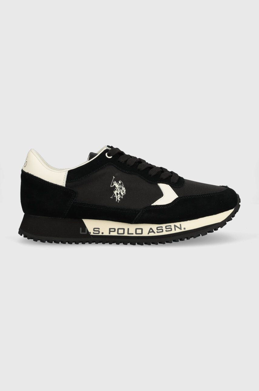 U.S. Polo Assn. Sneakers boty Cleef černá barva - Pepit.cz